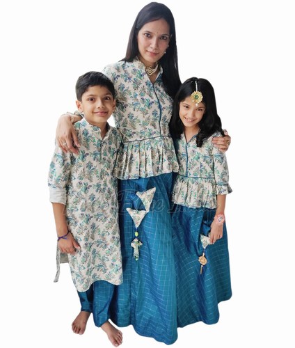 indian family dress set, family matching outfits online shopping