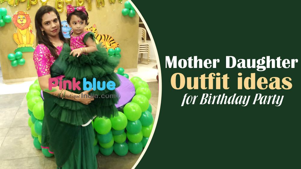 1st Birthday Mother Daughter Dresses For Birthday In India